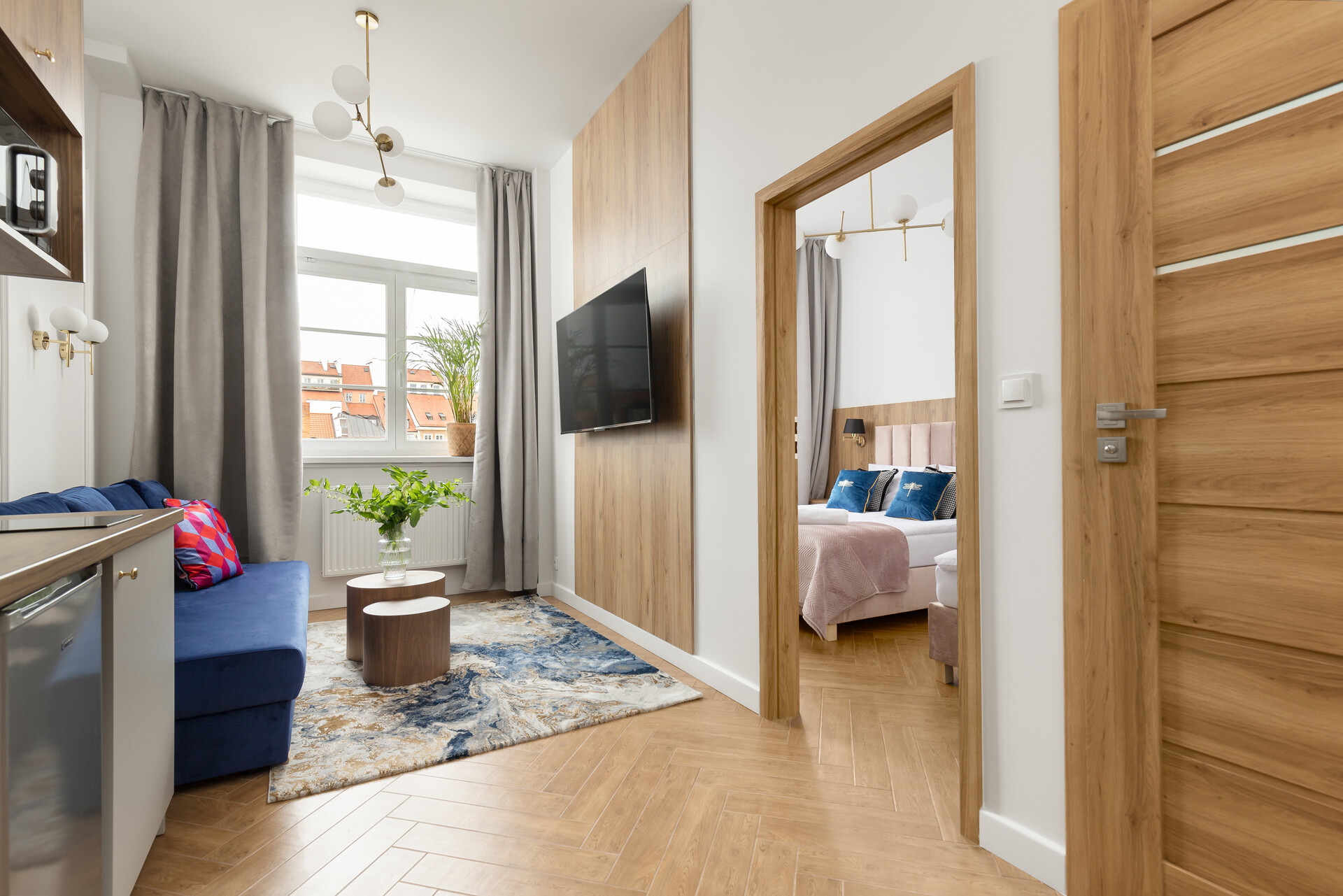 Warszawa stare miasto - Apartament z 1 sypialnią